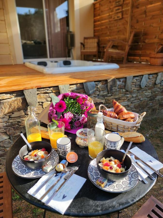 Magnifique petite villa avec jacuzzi l'attrape rêve Les Plantiers Exterior foto